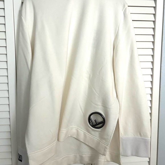 F is Fendi logo eyelet sweatshirt - Picture 3 of 10